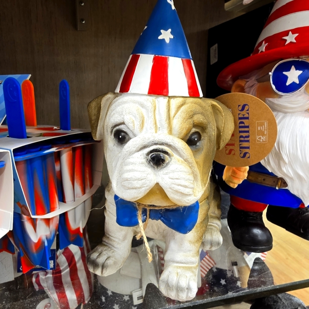 Patriotic English Bulldog